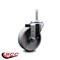 Service Caster 4 Inch Semi Steel Wheel Swivel 58 Inch Threaded Stem Caster Service Caster SCC-TS20S414-SSS-58212 - alternate 3